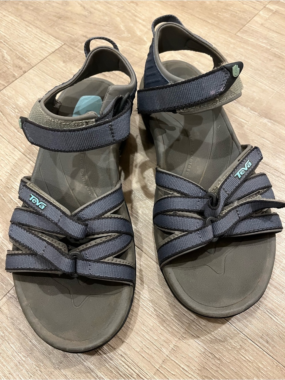 Teva Gray Sport Sandals 7 - Adjustable Straps